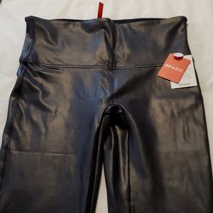 SPANX Faux Leather Leggings